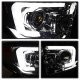 Toyota Tundra 2014-2017 Smoked LED DRL Projector Headlights