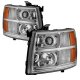 Chevy Silverado 3500HD 2007-2014 LED DRL Projector Headlights