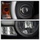 GMC Sierra 2014-2015 Black LED DRL Projector Headlights