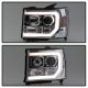 GMC Sierra 2500HD 2007-2014 LED DRL Projector Headlights