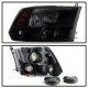 Dodge Ram 2500 2010-2018 Black Smoked Quad Headlights