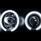 Ford F350 Super Duty 1999-2004 Black Smoked Projector Headlights