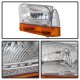 Ford F450 1999-2004 Chrome Euro Headlights