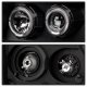 Chevy Avalanche 2007-2014 Black Halo Projector Headlights LED