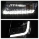 Chevy Tahoe 2015-2020 Black LED DRL Projector Headlights