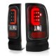 Dodge Ram 1994-2001 Black LED Tail Lights Red Tube