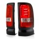 Dodge Ram 2500 1994-2002 LED Tail Lights Red Tube