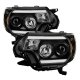 Toyota Tacoma 2012-2015 Black Projector Headlights LED DRL