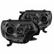 Toyota Tacoma 2012-2015 Smoked Projector Headlights LED DRL