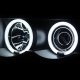 Nissan Titan 2004-2015 Black Smoked CCFL Halo Projector Headlights LED