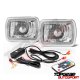 Chrysler Conquest 1987-1989 Color SMD Halo LED Headlights Kit Remote