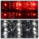 Chevy Silverado 2500HD 2003-2006 Red Clear Custom Full LED Tail Lights