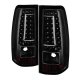 Chevy Silverado 2500 2003-2004 Black Custom LED Tail Lights