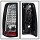 Chevy Silverado 2500 2003-2004 Clear Custom LED Tail Lights