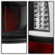 Chevy Silverado 2500 2003-2004 Black Chrome Tube LED Tail Lights