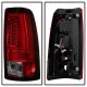 Chevy Silverado 2003-2006 Tinted Tube LED Tail Lights