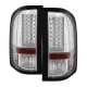 Chevy Silverado 2007-2013 Chrome L-Custom LED Tail Lights