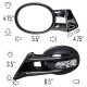 Honda Civic 2001-2005 Black Manual Side Mirror