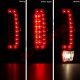 Chevy Colorado 2004-2012 Red and Clear LED Tail Lights