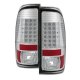 Ford F350 Super Duty 2008-2016 Chrome LED Tail Lights