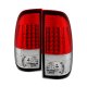 Ford F350 Super Duty 2008-2016 LED Tail Lights Red Clear