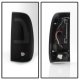 Ford F550 Super Duty 1999-2007 Black Smoked Tube LED Tail Lights