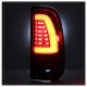 Ford F550 Super Duty 1999-2007 Smoked Tube LED Tail Lights