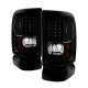 Dodge Ram 3500 1994-2002 Black LED Tail Lights