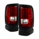 Dodge Ram 1994-2001 Red Clear LED Tail Lights