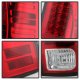 Dodge Ram 2013-2018 Red Clear LED Tail Lights