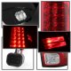 Dodge Ram 2013-2018 Red Clear LED Tail Lights