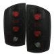 Dodge Ram 2500 2003-2006 Black Smoked Altezza Tail Lights