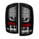 Dodge Ram 2500 2003-2006 Black LED Tail Lights