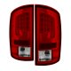 Dodge Ram 3500 2003-2006 Red Clear LED Tail Lights