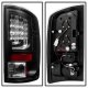 Dodge Ram 2007-2008 Black LED Tail Lights