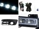 VW Golf 2004-2008 Black Fog Light Sport Grille with LED DRL