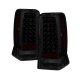 Cadillac Escalade 2002-2006 Black Smoked LED Tail Lights