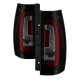 GMC Yukon Denali 2007-2014 Black Smoked LED Tail Lights Tube