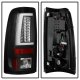 GMC Sierra 2500 1999-2006 Black LED Tail Lights White Tube