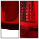 GMC Sierra 3500 2001-2006 Red Clear LED Tail Lights Tube