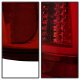 Chevy Silverado 2500 1999-2002 Red Smoked LED Tail Lights Tube