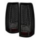 GMC Sierra 2500 1999-2006 Smoked LED Tail Lights C-DRL