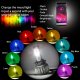 Chevy Blazer 1995-1997 H4 Color LED Headlight Bulbs App Remote