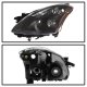 Nissan Altima Sedan 2010-2012 Black HID Headlights