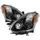 Nissan Altima Coupe 2010-2013 Black Projector Headlights