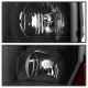 Jeep Commander 2006-2010 Black Headlights