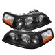 Lincoln Town Car 2005-2011 Black Headlights