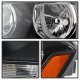 Dodge Avenger 2008-2014 Black Headlights