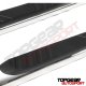 Ford F250 Super Duty 2017-2020 SuperCab Step Bars Curved Stainless 5 Inches