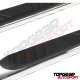 Ford F350 Super Duty SuperCab 2017-2020 Step Bars Curved Stainless 5 Inches